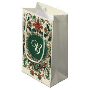 Petit Sac Cadeau Noël Victorien/Classique/Vintage