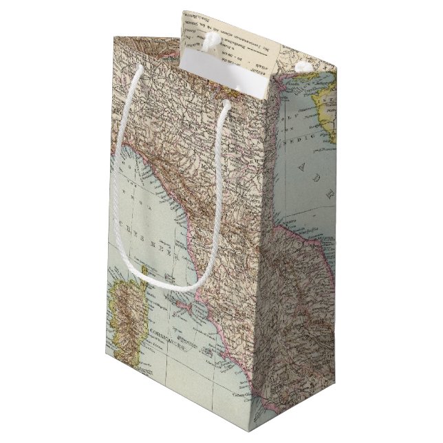 Petit Sac Cadeau Nordliche Halfte, carte d'Italien de l'Italie du (Dos Angle)