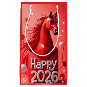 Petit Sac Cadeau Nouvel an chinois personnalisé 2026