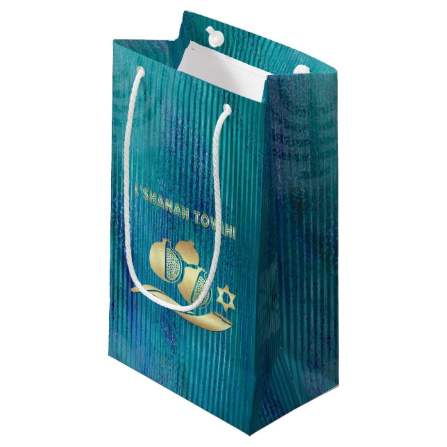Petit Sac Cadeau Nouvel An juif | Rosh Hashanah (Devant Angle)