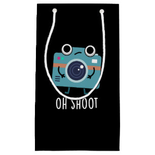 Petit Sac Cadeau Oh Shoot Funny Photographe Caméra Pun Dark BG
