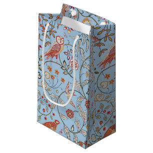 Petit Sac Cadeau Oiseaux et fleurs, William Morris