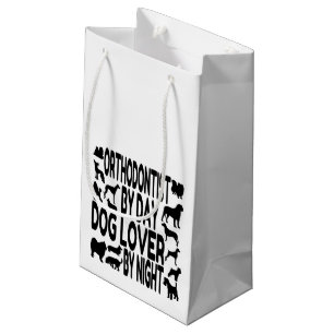 Petit Sac Cadeau Orthodontiste Amoureux des chiens