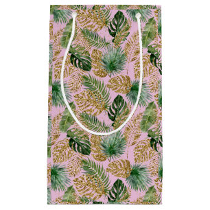 Petit Sac Cadeau Palme tropicale moderne Feuilles Monstera Parties 