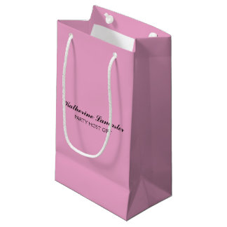 Petit Sac Cadeau Papillon Amour | Uni Magenta 4 Personnalisé