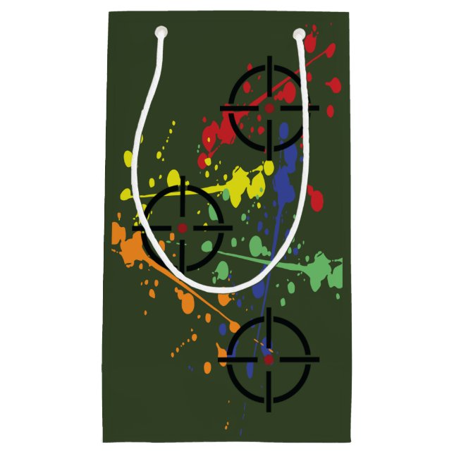 Petit Sac Cadeau Parti Vert de l'Armée de terre (Devant)