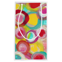 Partie abstraite de peinture de cercle d'art