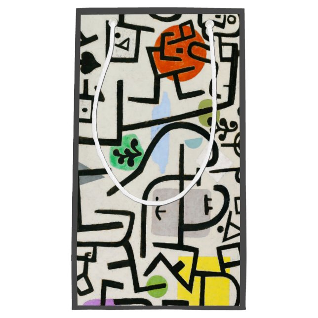 Petit Sac Cadeau Paul Klee Rich Harbour Expressionnisme Abstrait (Devant)