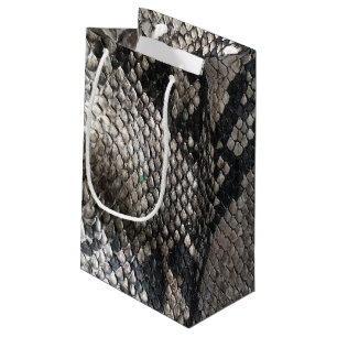 Petit Sac Cadeau Peau de Serpent Python de luxe - Rich Elegant Mode