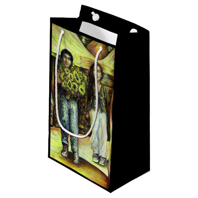 Petit Sac Cadeau Phase de ChapeI Sixtine d'un ChaIIenge (Devant Angle)