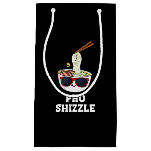 Petit Sac Cadeau Pho Shizzle Funny Noodle Pun Dark BG