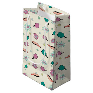 Petit Sac Cadeau Pickleball ! Motif coloré amusant