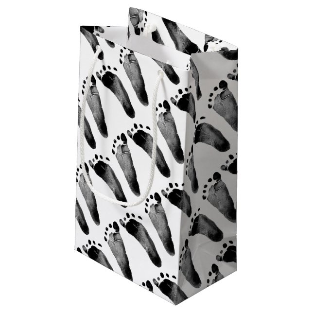 Petit Sac Cadeau pieds pour bébé (Dos Angle)