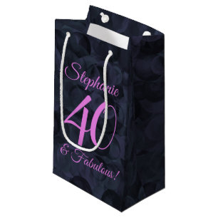 Petit Sac Cadeau Pink Black 40 et fabuleuse fête d'anniversaire