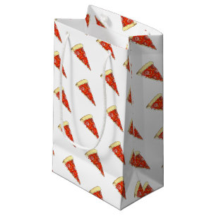 Petit Sac Cadeau Pizza Party Fromage Pepperoni Pie tranche Pizzeria