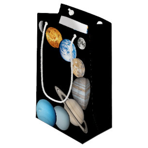 Petit Sac Cadeau Planètes du système solaire (Couleur modifiable)