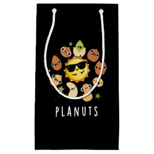 Petit Sac Cadeau Planuts Funny Astronomie Nuts Pun Dark BG