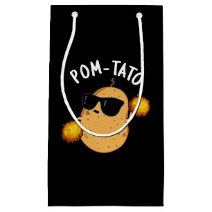 Petit Sac Cadeau Pom-tato Funny Pun de pomme de terre Dark BG