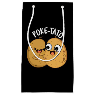 Petit Sac Cadeau Pomme de terre drôle tato jeu de patates foncé BG