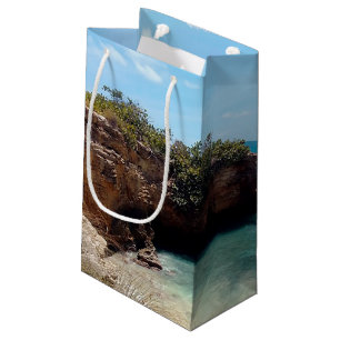 Petit Sac Cadeau Pont de roche à la plage, Porto Rico, Cabo Rojo