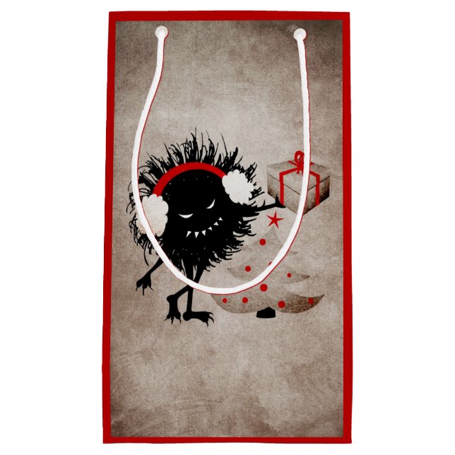 Petit Sac Cadeau Président de Noël (Devant)