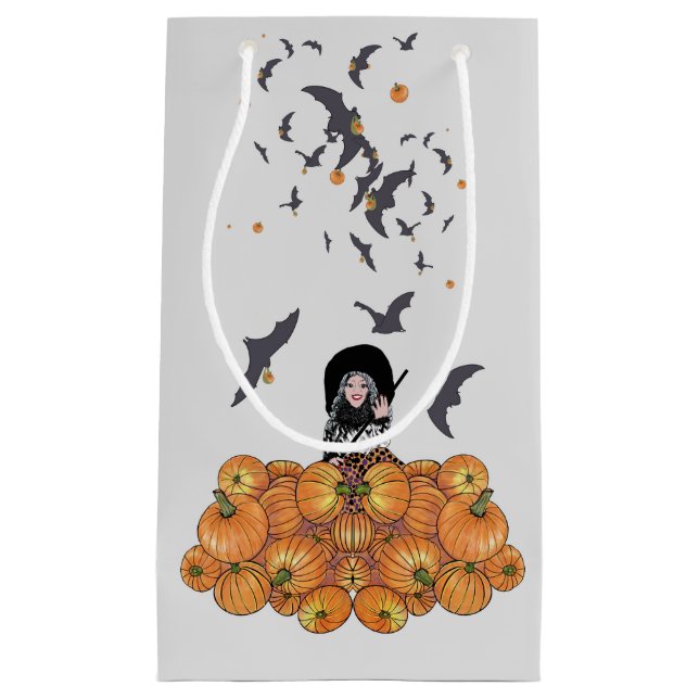 Petit Sac Cadeau Prêt pour Halloween ! (Devant)