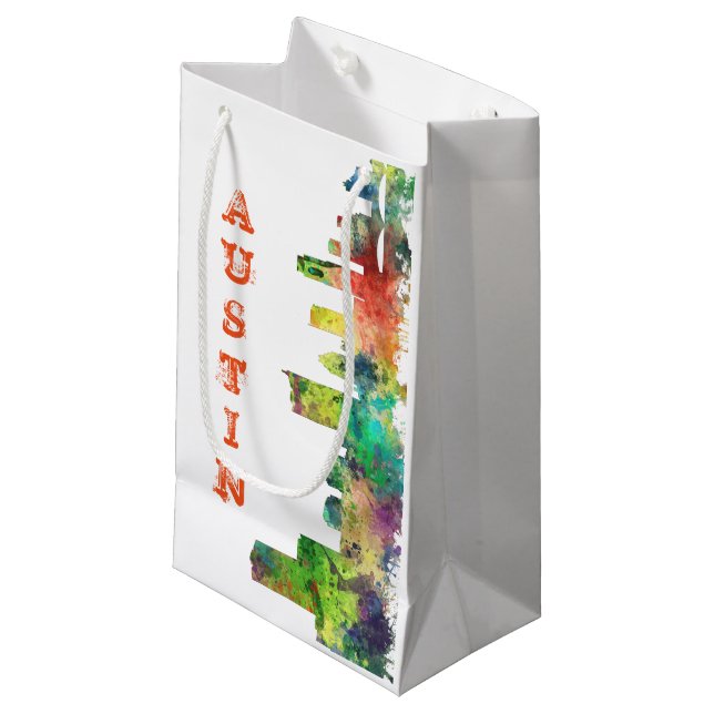 PETIT SAC CADEAU PS D'HORIZON D'AUSTIN LE TEXAS - (Devant Angle)