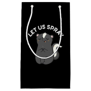 Petit Sac Cadeau Pulvérisons Funny Skunk Pun Dark BG