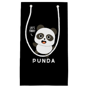 Petit Sac Cadeau Punda Funny Animal Panda Pun Dark BG