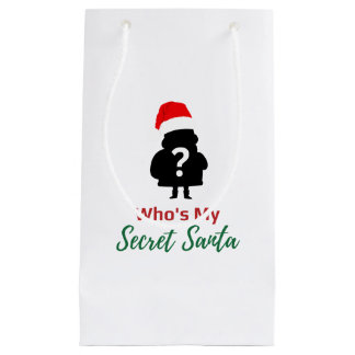 Petit Sac Cadeau Qui est My Secret Père Noël