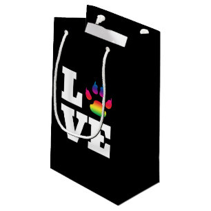 Petit Sac Cadeau Rainbow paw