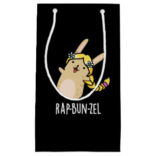 Petit Sac Cadeau Rap-bun-zel Funny Bunny Pun Dark BG