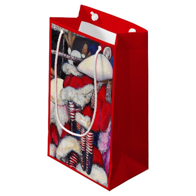 Petit Sac Cadeau Réalité sur les vacances (Devant Angle)