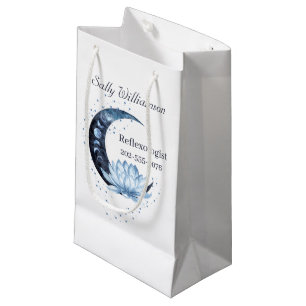 Petit Sac Cadeau Réflexologie Blue Lotus Flower Business Promotion