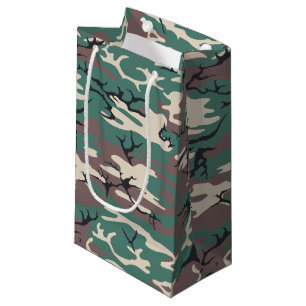 Petit Sac Cadeau Région boisée Camo