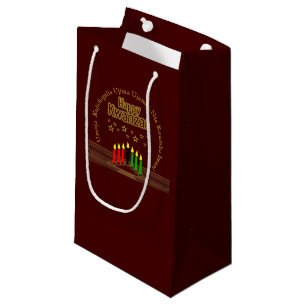 Petit Sac Cadeau Respecter les sept principes du joyeux Kwanzaa