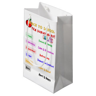 Petit Sac Cadeau Retour À La Trousse De Survie Du Thé À L'École