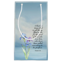 Romans 8:28 Iris Aquarelle