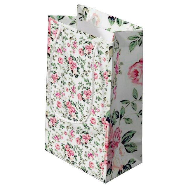 Petit Sac Cadeau Rose (Dos Angle)