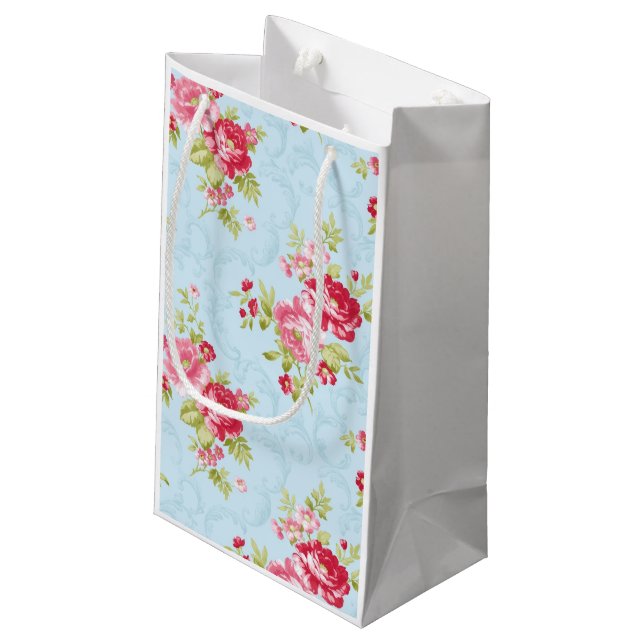 Petit Sac Cadeau Rose (Dos Angle)