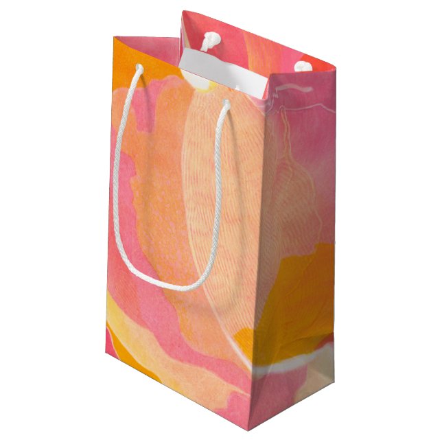 Petit Sac Cadeau Rose de chou III (Dos Angle)
