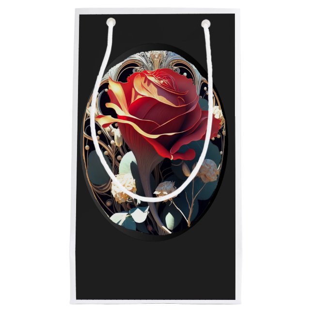 Petit Sac Cadeau ROSE n° 1 (Devant)