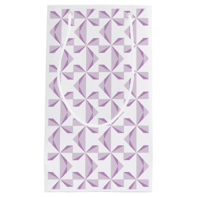 Petit Sac Cadeau Roues pourpres (Devant)