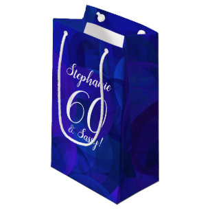 Petit Sac Cadeau Royal Blue 60 et Sassy Birthday Party