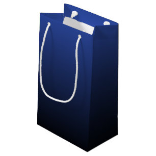 Petit Sac Cadeau Royal Blue Black Ombre