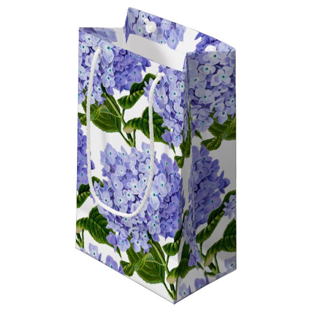 Petit Sac Cadeau Sac-cadeau Hydrangea Petit Sac-cadeau (Devant Angle)