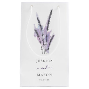 Petit Sac Cadeau Sac-cadeau minimaliste de l'hôtel Lavender Mariage