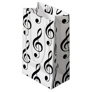 Petit Sac Cadeau Sac-cadeau musical à Clef Treble