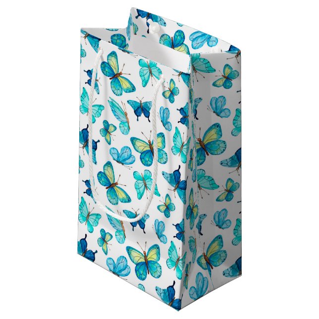 Petit Sac Cadeau Sac-cadeau Papillons (Devant Angle)