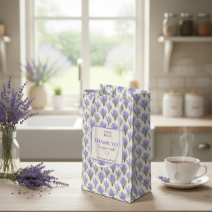 Petit Sac Cadeau Sacoche cadeau pour Merci d'affaires Lavender pers